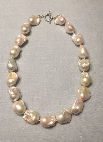 Custom Order Baroque Pearl necklaces